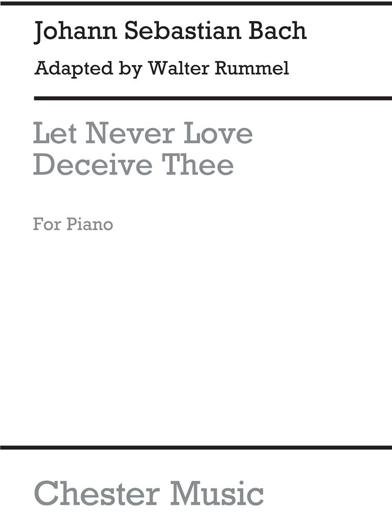 Let Never Love Deceive Thee [Cembalo Obbligato]